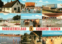 72912411 Duhnen Nordsee Fischerkate Kurkonzert Kurmittelhaus Meerwasserwellenbad - Cuxhaven