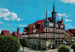 72912328 Duderstadt Rathaus 13. Jhdt. Mariensaeule 18. Jhdt. Fachwerkhaus Histor - Duderstadt