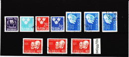 IMOgg106 SCHWEDEN 1964 Michl 525/30  Gestempelt / Entwertet  ZÄHNUNG Und STEMPEL SIEHE ABBILDUNG - Gebraucht