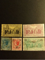 YT  95, 96, 99, 104, 107 - Used Stamps