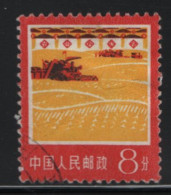 China People's Republic 1977 Used Sc 1321 8f Combine In Grain Field - Usati