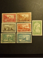YT  119 à 125 - Used Stamps