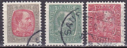 IS006C – ISLANDE – ICELAND – 1902 – KING CHRISTIAN IX - SG # 44-47 USED 4,50 € - Used Stamps