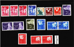 IMOgg105 SCHWEDEN 1965 Michl 531/33 + 53843  Gestempelt / Entwertet  ZÄHNUNG Und STEMPEL SIEHE ABBILDUNG - Gebraucht