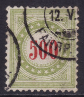 Schweiz: Portomarke SBK-Nr. 22DaIIN (Rahmen Hellgrün, Type II, 1889-1891) Gestempelt - Portomarken