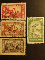 YT  119 à 122 - Used Stamps