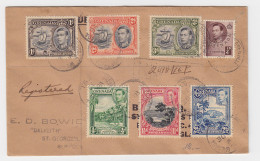Grenada 1940,7 Marken Auf Einschreiben Brief V. Grenville N. Bermuda - Grenada (1974-...)