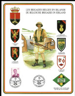1995 MIL.CARD :LES BRIGADES BELGES EN IRLANDE / BELGISCHE BRIGADES IN IERLAND - Commemorative Documents
