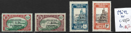 NIGER FRANCAIS 89 à 92 * Côte 43.50 € - Unused Stamps