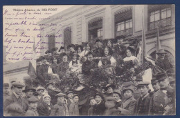 CPA [90] Territoire De Belfort > Belfort - Ville Voir Dos Théâtre Alsacien Cachet Militaire Au Dos - Belfort - Ciudad