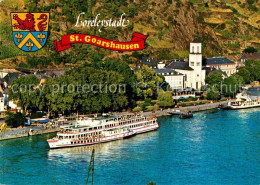 72907318 St Goarshausen Schiffsanlegestelle Sankt Goarshausen - Loreley