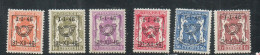Préos - Série 30 - PO547-PO552 ** / PRE547-PRE552 ** - Typografisch 1936-51 (Klein Staatswapen)