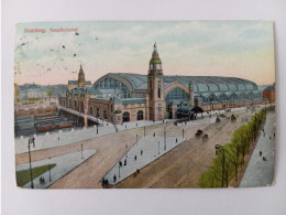 Hamburg, Hauptbahnhof, Gesamtansicht, 1908 - Mitte