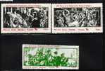 POLAND SOLIDARNOSC 126TH ANNIV OF JANUARY INSURRECTION SET OF 3 (SOLID0628/0697) - Solidarnosc-Vignetten