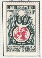 TOGO - 10e Anniv. Déclaration Universelle Des Droits Humains - Y&T N° 275 - 1958 - MH - Togo (1960-...)