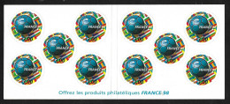 France Carnet N°BC3140  Coupe Du Monde 1998  Neufs * * TB Jamais Plié Soldé Au Prix De La Poste En 1998 ! ! ! - Conmemorativos