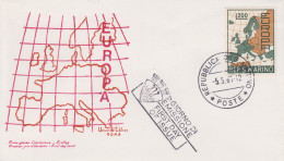 Enveloppe  FDC  1er  Jour   SAN   MARINO     EUROPA    1967 - 1967