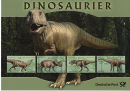 Germany Deutschland 2008 Dinosaurier Dinosaur Dinosaurs Erdmittelalter Mesozoic Age Prehistory, Canceled In Berlin - 2001-2010