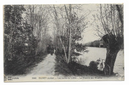 CPA écrite En 1920 - OLIVET - Les Bords Du Loiret - Le Chemin Des Moulins - Animé - Bicyclettes - - Altri & Non Classificati