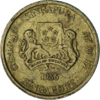 Singapour, 5 Cents, 1986 - Singapour