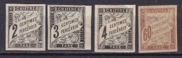 COLONIES GENERALES - 4 Taxes - Postage Due