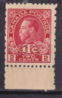 CANADA - 2 C. + 1 C. De 1915 Dentelé 12 X 8 TTB - Unused Stamps