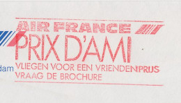 Meter Cover Netherlands 1987 Air France - Prix D Ami - Airplanes