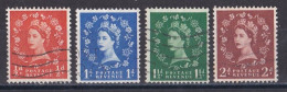 Grande Bretagne - 1952 - 1971 -  Elisabeth II -  Y&T N °  262  263   264   265  Oblitérés - Gebraucht