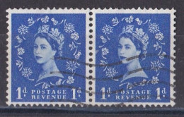 Grande Bretagne - 1952 - 1971 -  Elisabeth II -  Y&T N °  263  Paire  Oblitérée - Oblitérés