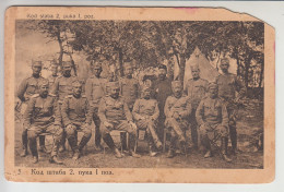 WWI Moravska Divizija - HEADQUARTERS 2. REGIMENT  (sr2155) SRPSKA VOJSKA (SALE - Damaged Postcard) - Serbie