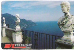 TELECOM - REGIONI D'ITALIA  -  REGIONE CAMPANIA  DA LIRE 10000 USATA - GOLDEN DELLA SERIE 725/746 - Public Practical Advertising