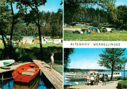 72904521 Altenhof Werbellinsee Campingplatz Bootsanleger Ausflugsdampfer Ruderbo - Finowfurt