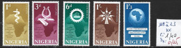 NIGERIA 119 à 23 ** Côte 1.40 € - Nigeria (1961-...)