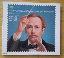 Vatican 2014, 150th Birth Anniversary Of Richard Strauss, CD With MNH Stamps Set - Unused Stamps