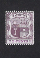MAURICE: Yvert 124 CA Mult, Perf 14, 1905 (SG 165) Neuf, Légère Trace De Charnière ( M * VF) Très Beau - Mauritius (...-1967)
