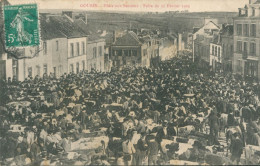 56 GOURIN - PLACE AUX BESTIAUX - FOIRE DU 22 FEVRIER 1909 - Gourin