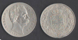 Italia Regno 5 Lire 1879 Re Umberto I° Italie Italy Silver Coin - 1878-1900 : Umberto I.