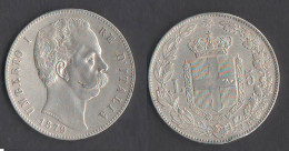 Italia Regno 5 Lire 1879 Re Umberto I° Italie Italy Silver Coin - 1878-1900 : Umberto I