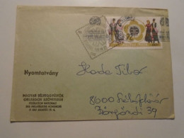 D201456    Hungary  Cover  1976  Budapest  Federation Nationale Des Philatelistes Hongrois  -Sofia  Youth Meeting - Storia Postale