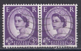 Grande Bretagne - 1952 - 1971 -  Elisabeth II -  Y&T N °  267  Paire  Oblitérée - Usados