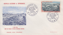 Enveloppe   FDC  1er Jour   NOUVELLE CALEDONIE    Centenaire   De   NOUMEA   1966 - FDC