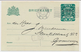 Briefkaart G. 173 A II Amsterdam - Groningen 1924 - Postwaardestukken