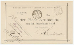 Kleinrondstempel Hazerswoude ( Rijnd:) 1898 - Zonder Classificatie