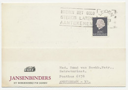 Firma Briefkaart Leiden 1971 - Boekbinderij - Zonder Classificatie