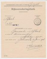 Nijkerk 1906 - Kwitantie Rijksverzekeringsbank - Zonder Classificatie