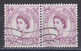 Grande Bretagne - 1952 - 1971 -  Elisabeth II -  Y&T N °  270  Paire  Oblitérée - Gebraucht