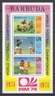 Football / Soccer / Fussball WM 1974:  Barbuda  Bl **, Perf. - 1974 – West Germany
