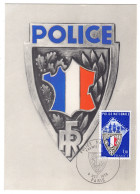 Police // Police , Carte Maximum - Polizei - Gendarmerie