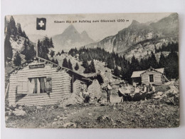 Käsern Alp Am Aufstieg Zum Glärnisch, Glarus, 1916 - Glarus Süd