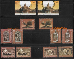 India 2024 New ** Ram Janmabhoomi,Ayodhya,Hanuman,Ganesh,Jatayu,Odd,Scented Unusual, ERROR DIFFERENCE MNH (**) RARE - Unused Stamps